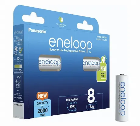 Аккумуляторы Eneloop BK-3MCDE/8BE AA 2000 8шт