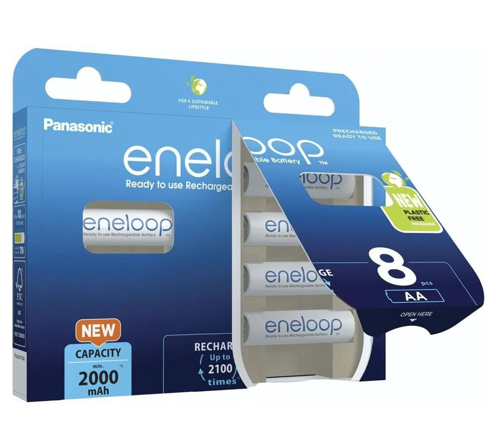 Аккумуляторы Eneloop BK-3MCDE/8BE AA 2000 8шт - фото 2