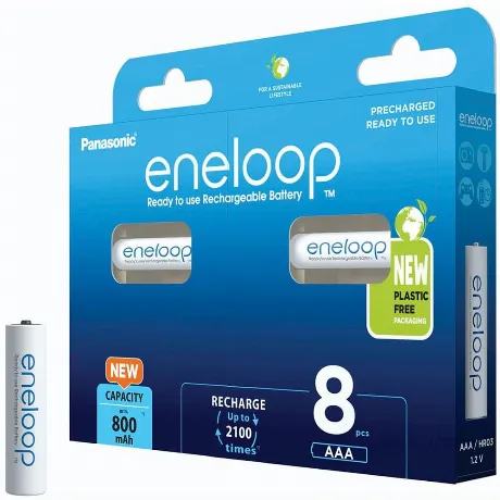 Аккумуляторы Eneloop BK-4MCDE/8BE AAA 800 8шт