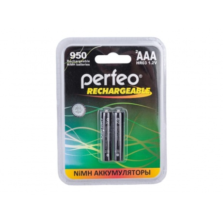 Аккмулятор AAA - Perfeo 950mAh (2 штуки) PF Аккмулятор AAA950/2BL PL - фото 1
