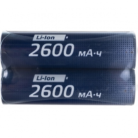 

Аккумулятор Космос 18650 Li-ion2600 mAh без защиты, 2 шт шринк