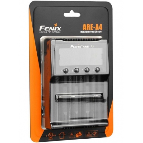 Зарядное устройство Fenix ARE-A4 (18650, 14500, 26650, АА, ААА, 16340, 10440, С, 21700) - фото 7