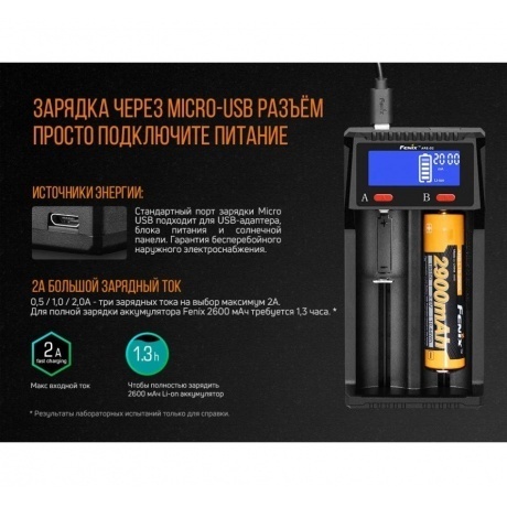 Зарядное устройство Fenix ARE-D2 - фото 9