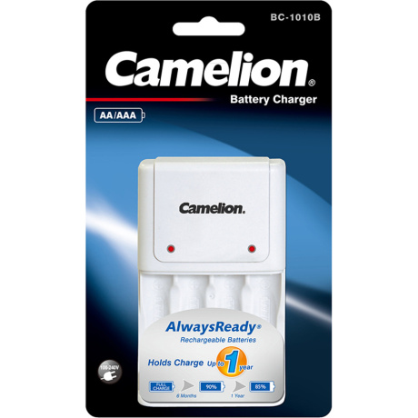 Зарядное устройство Camelion BC-1010B (BC-1010B, 2-4AA/AAA/200Ma /свет. индик.) - фото 7