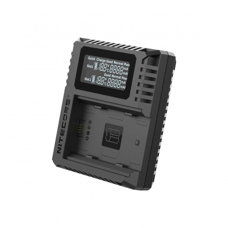 Зарядное устройство Nitecore FX3 (FX0809321) с 2 слотами для аккумуляторов - фото 1