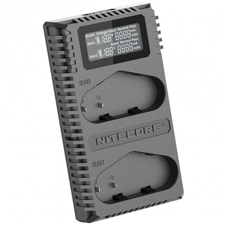 Зарядное устройство Nitecore UCN4PRO с 2 слотами для аккумуляторов - фото 3