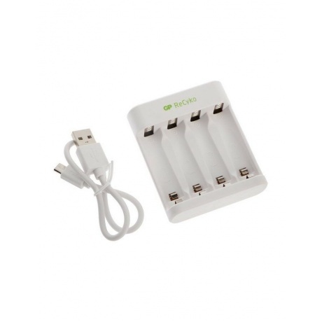 Зарядное устройство GP Е411 с 4 аккумуляторами АА2100 - фото 5