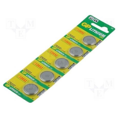 

Батарейка GP Lithium CR2032 (5шт.)