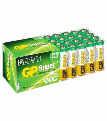 Батарейка GP Super Alkaline 24A LR03 AAA (40шт.)