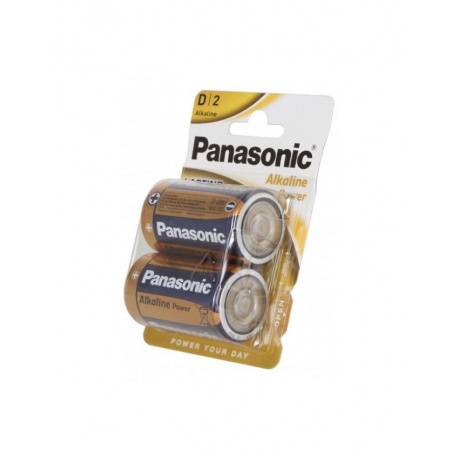 Батарейка Panasonic Alkaline Power D блистер 2шт. - фото 1