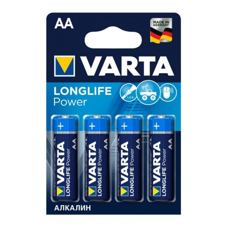 Батарейка Varta Longlife Power AA блистер 4шт. - фото 2