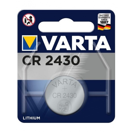 Батарейка Varta CR2430 Lithium, 1шт. - фото 1