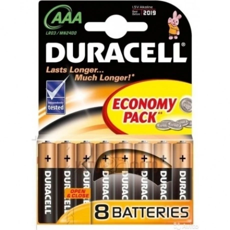 Батарейка Duracell LR03-8BL Basic AAA (8шт.)