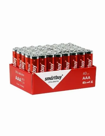 Батарейка SmartBuy LR03 (AAA) bulk(SBBA-3A40S)(40шт-уп)