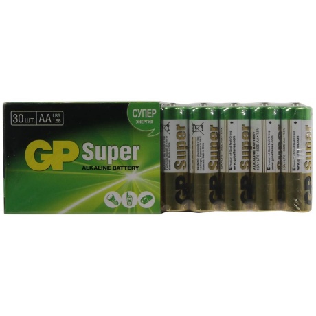 Батарейки GP GP 15A-2CRVS30 AA 30шт - фото 1