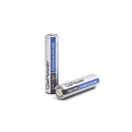 Батарейка GoPower LR03 AAA BL10 Alkaline 1.5V (10/60/360) блистер (10 шт.) - фото 3