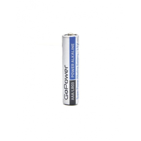 Батарейка GoPower LR03 AAA BL2 Alkaline 1.5V (2/24/480) блистер (2 шт.) - фото 2