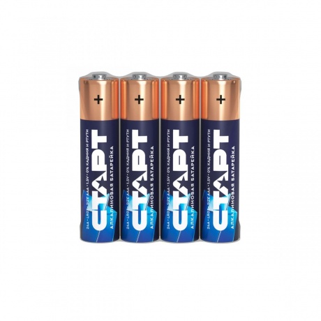 Батарейки алкалиновые СТАРТ ААА-SH4 N (4 шт.) (4670012296027) - фото 1