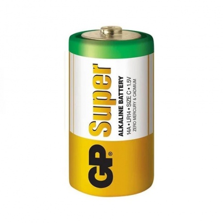 Батарейки алкалиновые GP Super 14А типоразмера C - 2 шт (4891199000010) - фото 2