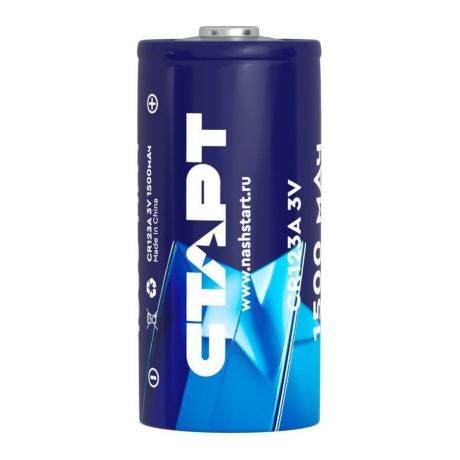 Батарейка литиевая СТАРТ CR123А 1500мАч (1 шт.) (4610116224373) - фото 4