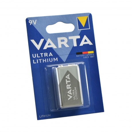 Батарейка Varta ULTRA Крона 6FR22 BL1 9V (06122301401) - фото 1