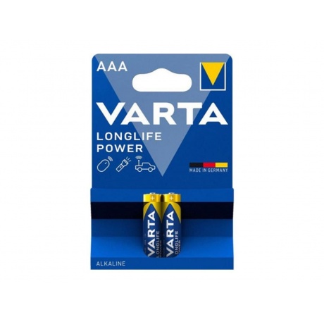Батарейка Varta LONGLIFE POWER (HIGH ENERGY) LR03 AAA BL2 1.5V (2 шт.) (04903121412) - фото 1