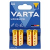 Батарейка Varta LONGLIFE LR6 AA BL4 1.5V (4 шт.) (04106101414)