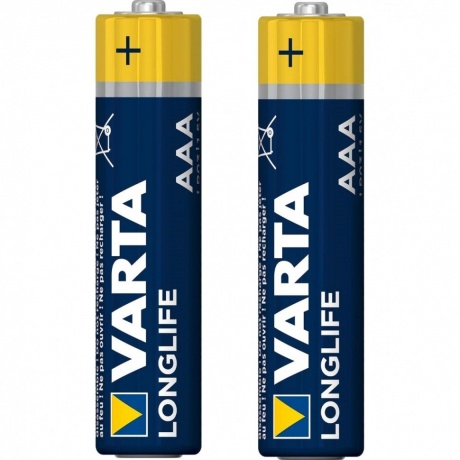 Батарейка Varta LONGLIFE LR03 AAA BL2 1.5V (2 шт.) (04103101412) - фото 2
