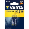 Батарейка Varta LONGLIFE LR03 AAA BL2 1.5V (2 шт.) (04103101412)
