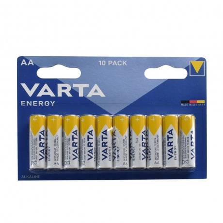 Батарейка Varta ENERGY LR6 AA BL10 1.5V (10 шт.) (04106229491) - фото 1