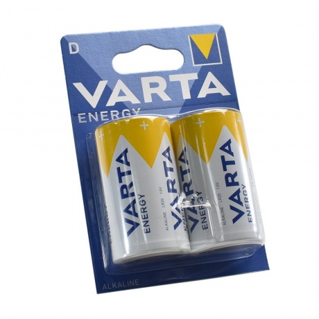 Батарейка Varta ENERGY LR20 D BL2 1.5V (2 шт.) (04120229412) - фото 1