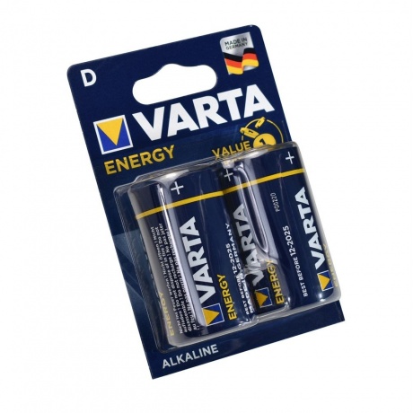 Батарейка Varta ENERGY LR20 D BL2 1.5V (2 шт.) (04120229412) - фото 2