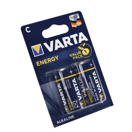 Батарейка Varta ENERGY LR14 C BL2 1.5V (2 шт.) (04114229412) - фото 2