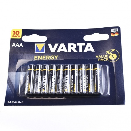 Батарейка Varta ENERGY LR03 AAA BL10 1.5V (10 шт.) (04103229491) - фото 2