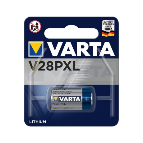 Батарейка Varta ELECTRONICS V28PXL 2CR1/3N BL1 6V (1 шт.) (06231101401) - фото 2