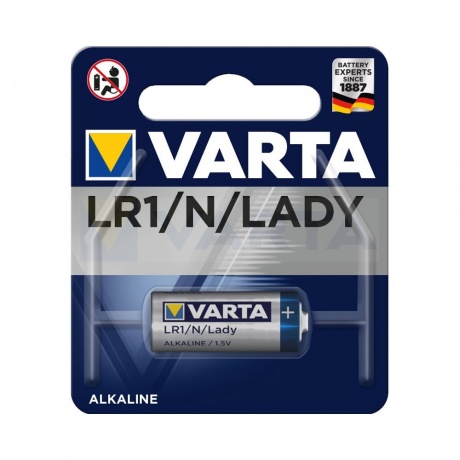 Батарейка Varta ELECTRONICS LR1 N BL1 1.5V (1 шт.) (04001101401) - фото 1
