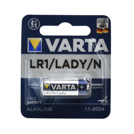 Батарейка Varta ELECTRONICS LR1 N BL1 1.5V (1 шт.) (04001101401) - фото 2