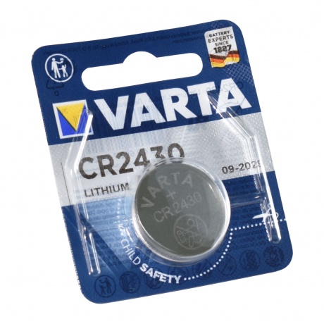 Батарейка Varta ELECTRONICS CR2430 BL1 3V (1 шт.) (06430101401) - фото 2