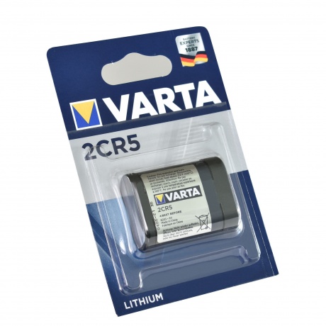 Батарейка Varta 2CR5 BL1 6V (1 шт.) (06203301401) - фото 2