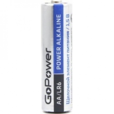 Батарейка GoPower LR6 AA Shrink 4 Alkaline 1.5V (20 шт.) (00-00017748) - фото 3