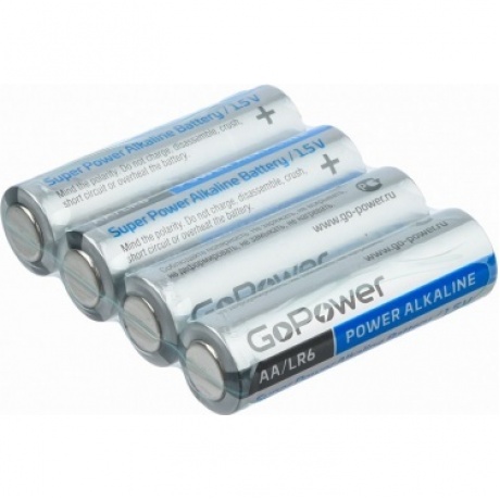 Батарейка GoPower LR6 AA Shrink 4 Alkaline 1.5V (20 шт.) (00-00017748) - фото 4