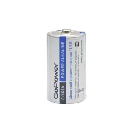 Батарейка GoPower LR14 C BL2 Alkaline 1.5V (2 шт.) (00-00017861) - фото 2