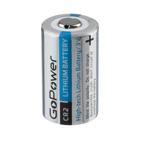Батарейка GoPower CR2 BL1 Lithium 3V (1 шт.) (00-00022497) - фото 2