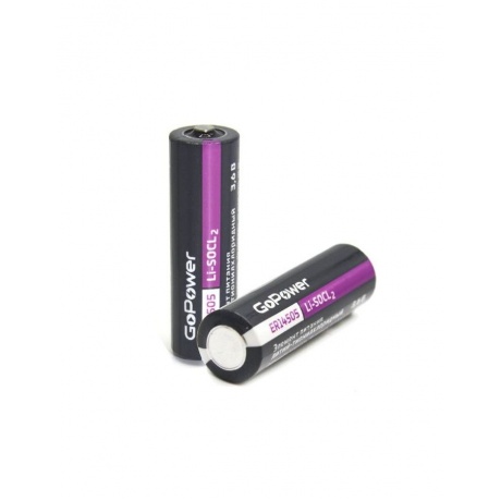 Батарейка GoPower 14505 PC1 Li-SOCl2 3.6V (00-00015333) - фото 2