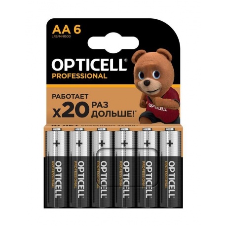 Батарейка Opticell PROFESSIONAL AA 6 PCS (5052003)