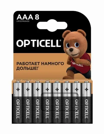 Батарейка Opticell BASIC AAA 8 PCS (5051009)