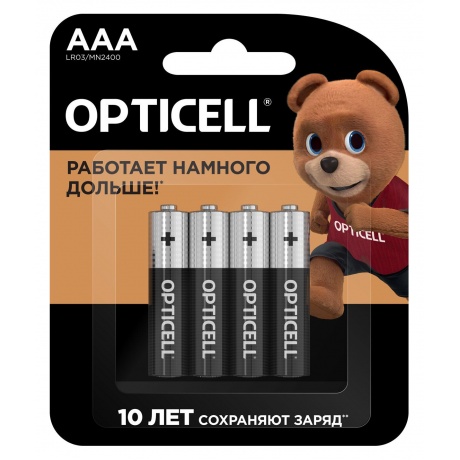 Батарейка Opticell BASIC AAA 4 PCS (5051002) - фото 1