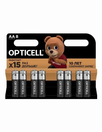 Батарейка Opticell BASIC AA 8 PCS (5051008)