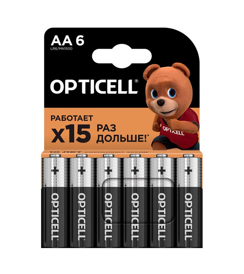 Батарейка Opticell BASIC AA 6 PCS (5051006)