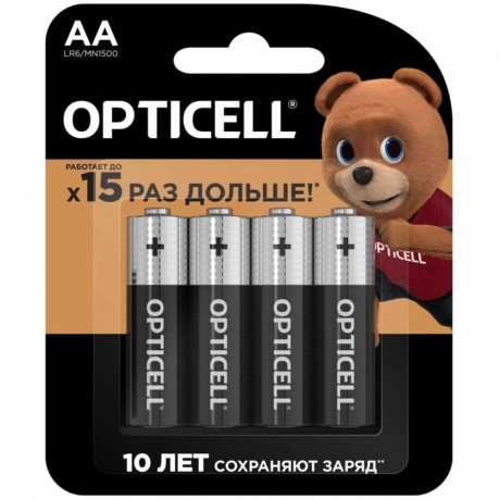 Батарейка Opticell BASIC AA 4 PCS (5051001) - фото 1